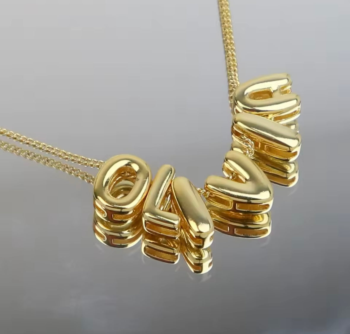 PERSONALIZED BUBBLE NECKLACE