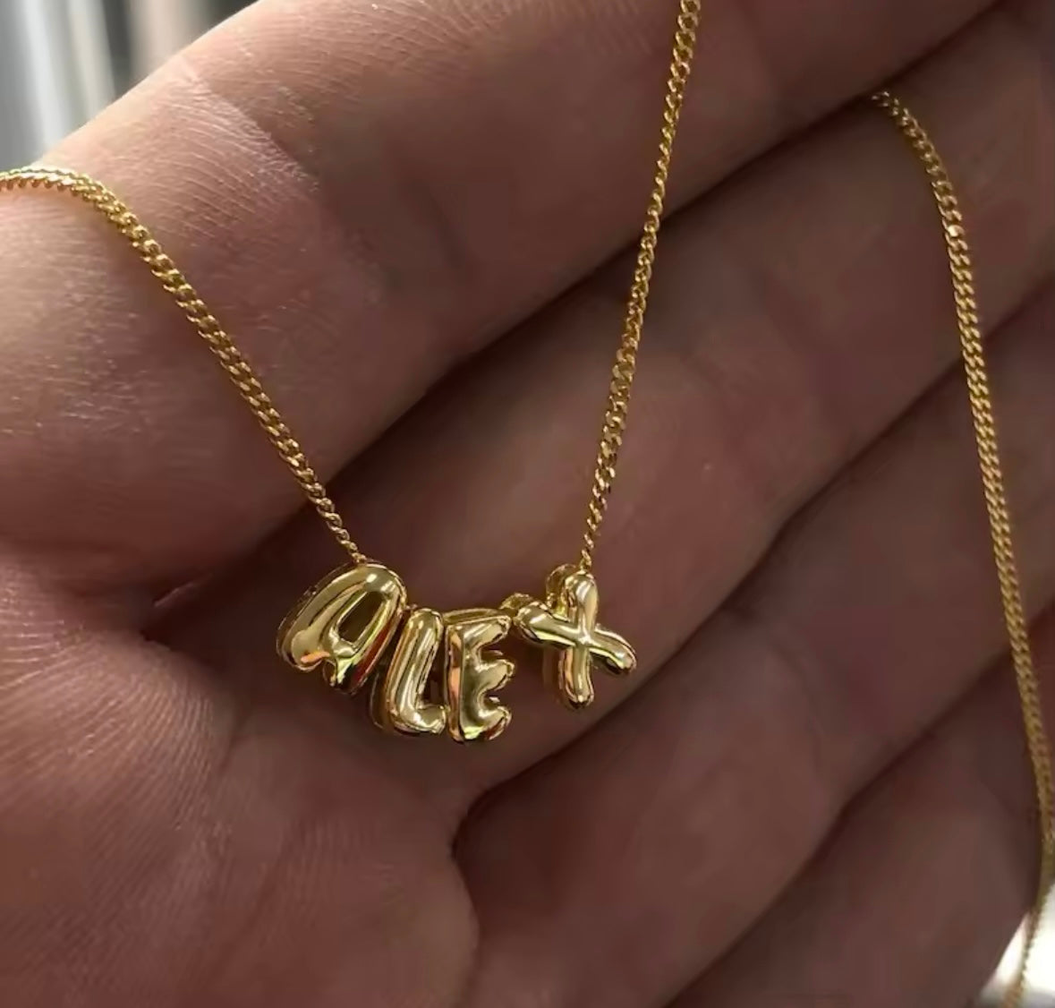 PERSONALIZED BUBBLE NECKLACE