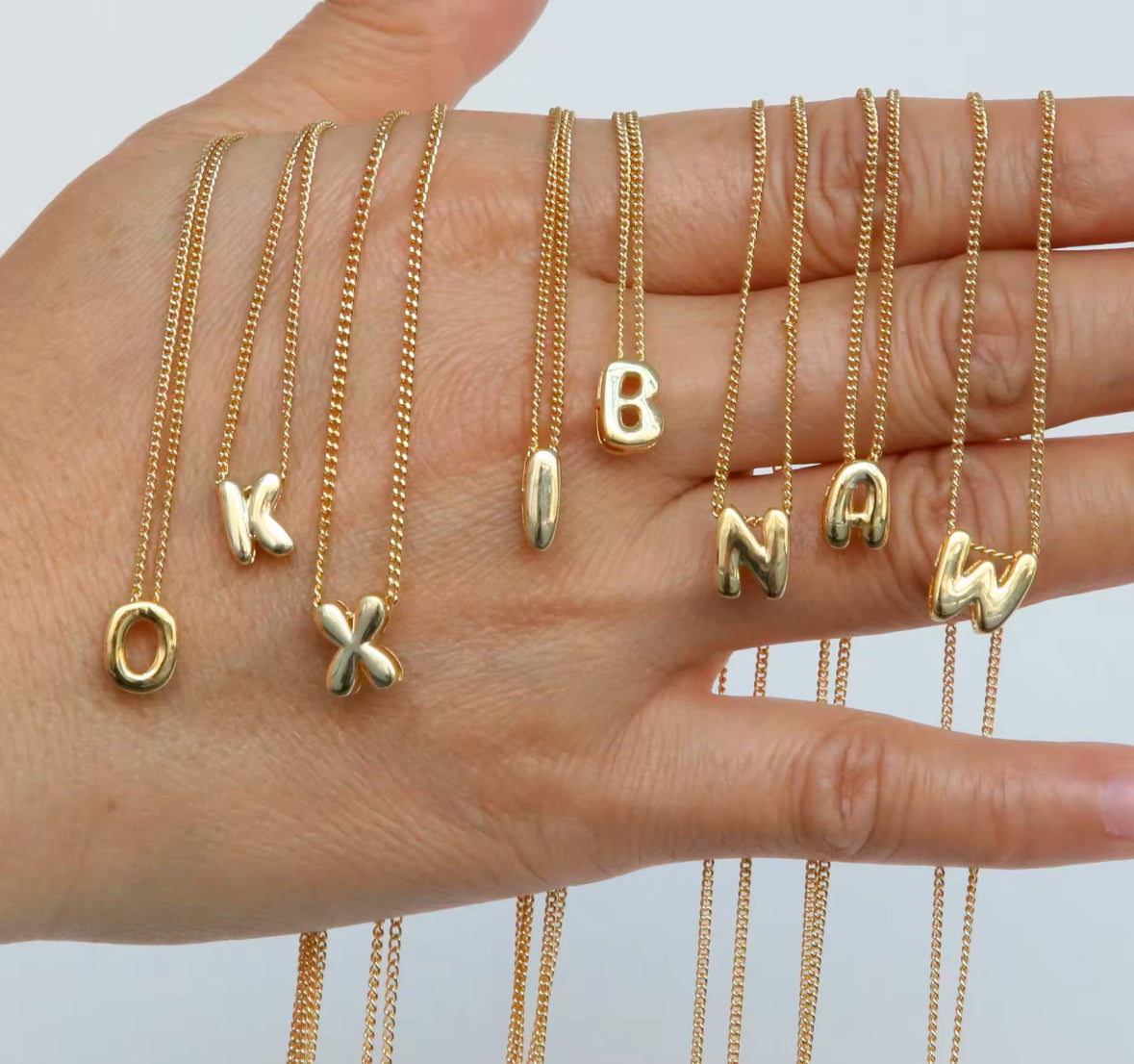 PERSONALIZED BUBBLE NECKLACE