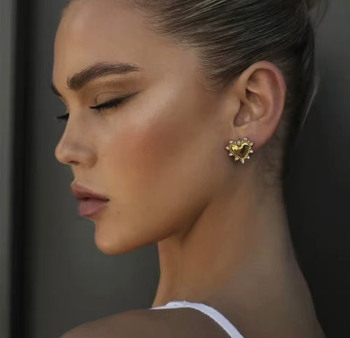 AMORE Ohrringe Gold