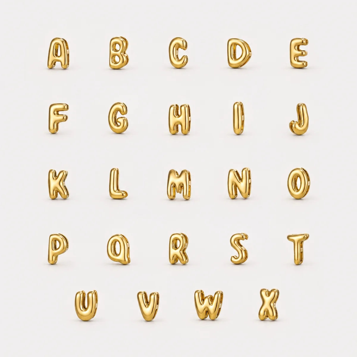 BALLOON Namenshalskette Buchstabenübersicht