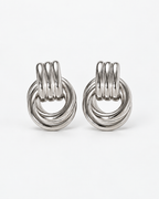 TRIO Ohrringe Silber