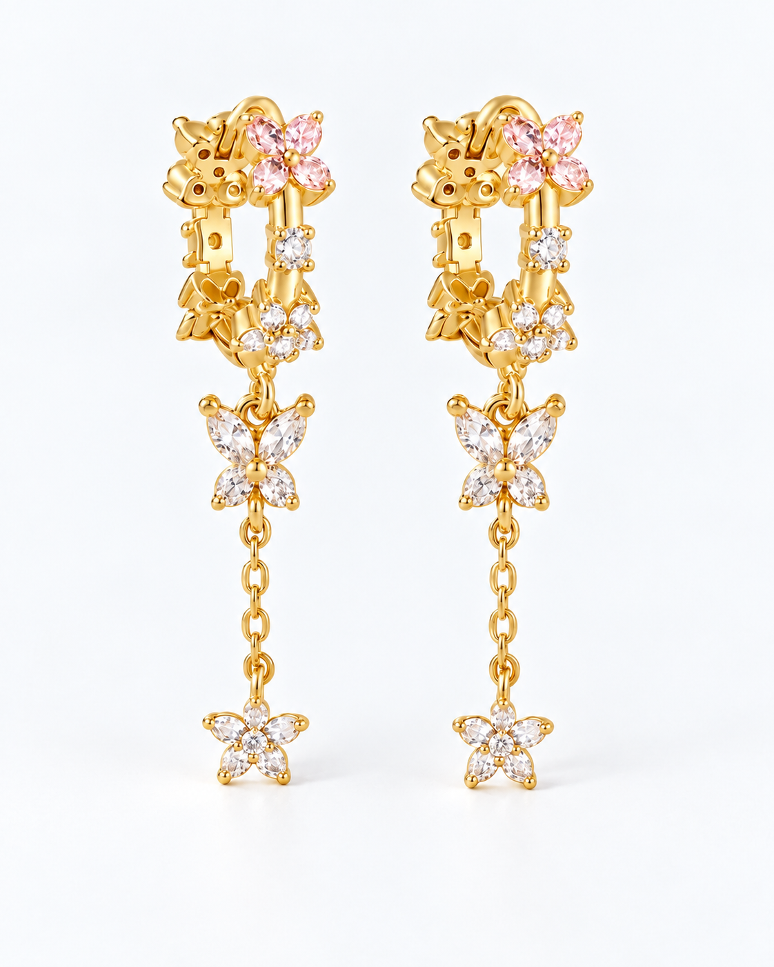 ELARA Ohrringe Silber / Gold