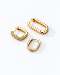 LIVIA HOOPS SET GOLD