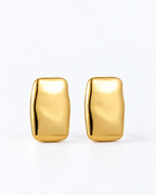 AUREA Rechteckohrringe Gold
