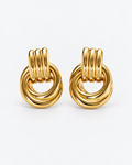 TRIO Ohrringe Gold