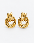 TRIO Ohrringe Gold
