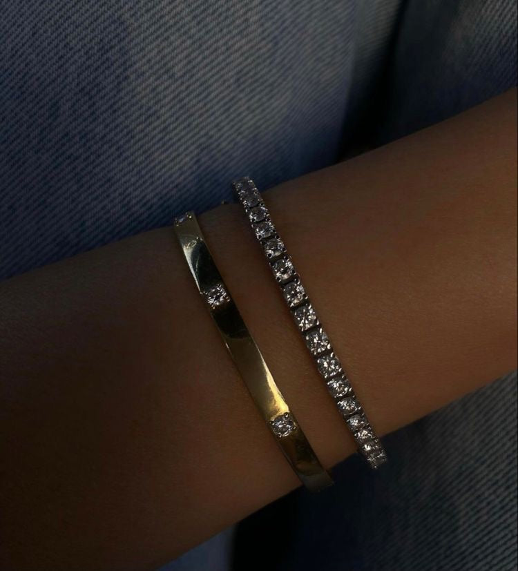 TENNIS BRACELET SILVER