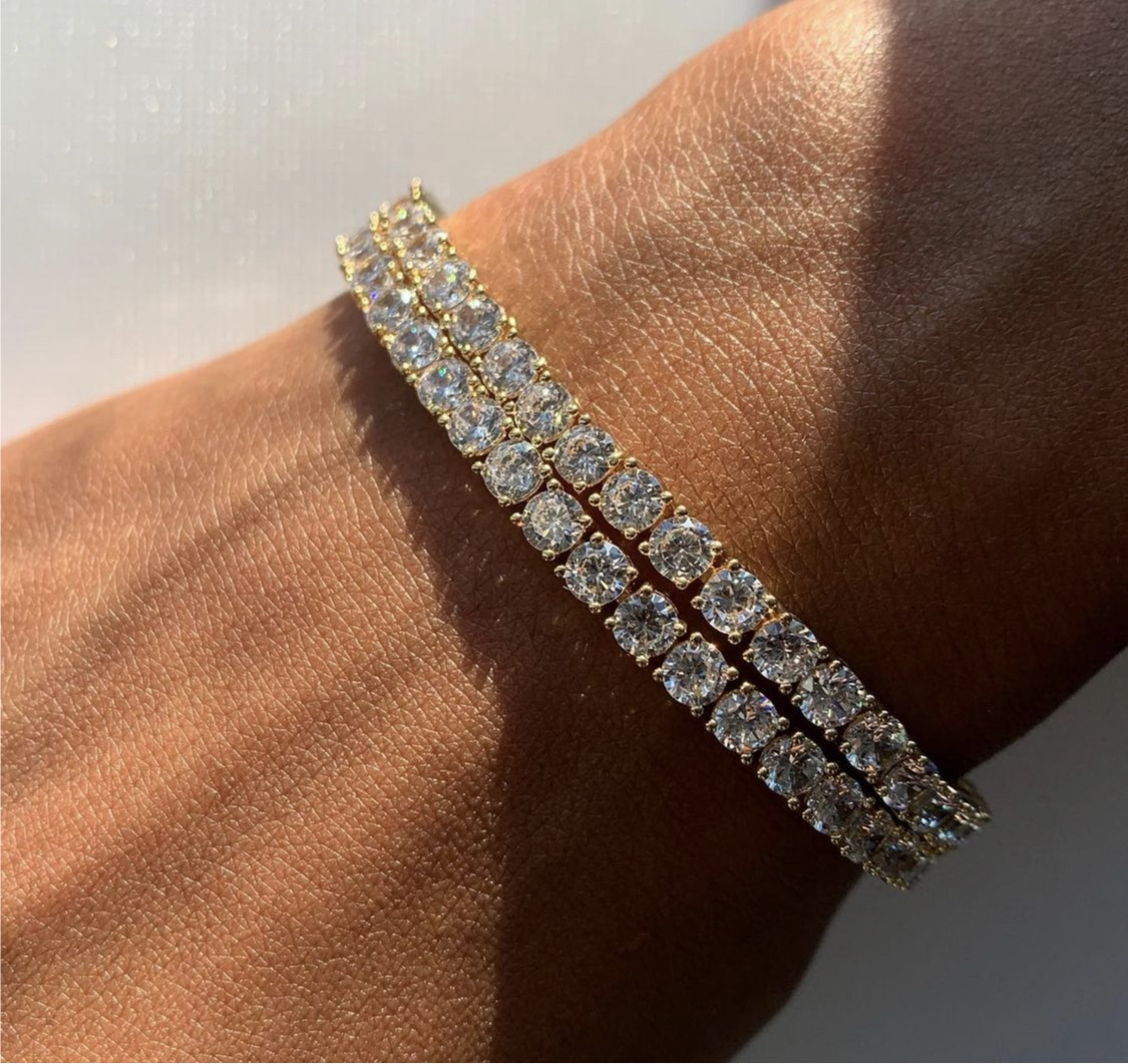 TENNIS BRACELET GOLD